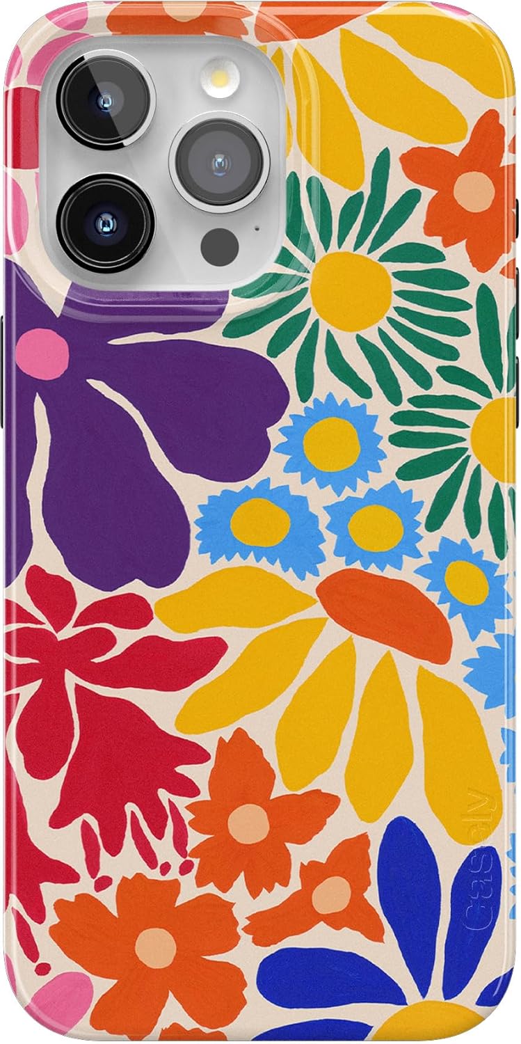 Phone Case | Floral Collage | Colorful Floral Pattern | Classic Series | Compatible with [Brand/Accessory]