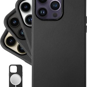 Leather Protective Case - Becomes Smoother & Softer with Use - Black